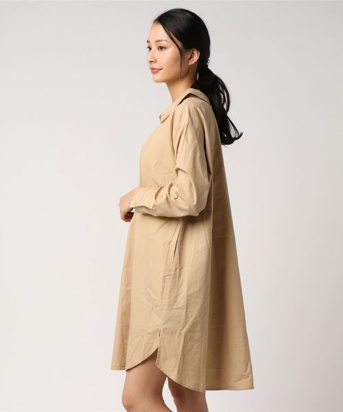 LBC（エルビーシー）の「タイプライタースキッパーワンピース          （ワンピース・レディース・ホワイト/イエロー/ベージュ・MEDIUM/LARGE）」の7枚目の写真