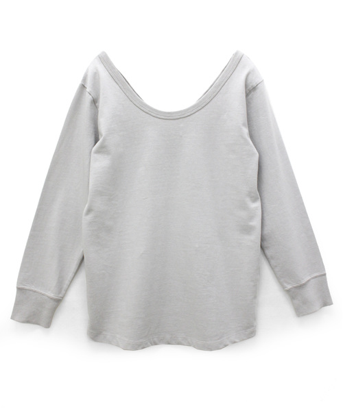 RNA-N（アールエヌエーエヌ）の「M0875 Uネック7分袖プルオーバー（Tシャツ/カットソー・レディース・オフホワイト/ブラック/グレー・MEDIUM）」の18枚目の写真