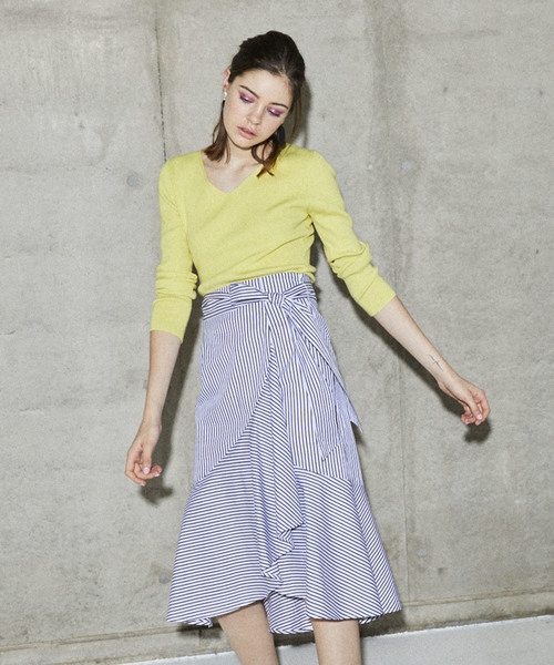 blanchic（ブランシック）の「《BLANCHIC》コットンセットアップスカート（スカート・レディース・ブラック系その他/ブルー系その他・2/3）」の2枚目の写真