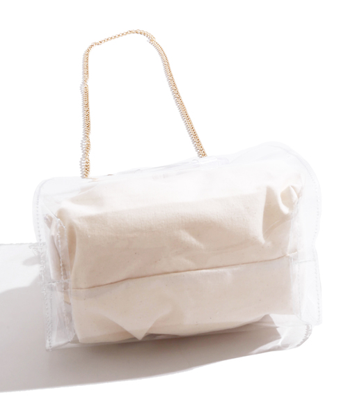 WEGO（ウィゴー）の「WEGO/巾着付きクリアハンドル2WAYショルダーバッグ（ショルダーバッグ・レディース・その他1・FREE）」の4枚目の写真