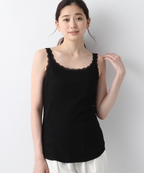 LEPSIM(レプシィム)の「レースツキワイドリブタンク2 795932(タンクトップ・レディース・ライトグレー/ブラック/オフホワイト・MEDIUM/LARGE)」の18枚目の写真