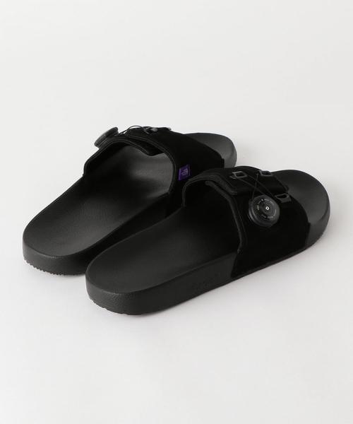 新品THE NORTH FACEパープルレーベル サンダル26cm黒viblam THE NORTH FACE PURPLE LABEL LEATHER SANDAL (ザ・ノース