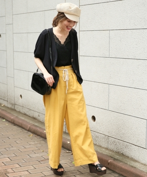 Heather（ヘザー）の「2WAYワッフルカーディガン 802959（カーディガン/ボレロ・レディース・ブラック/ブラウン/ホワイト・FREE）」の8枚目の写真