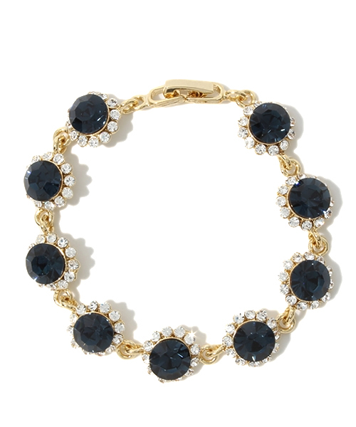 BEAUTY&YOUTH UNITED ARROWS（ビューティーアンドユースユナイテッドアローズ）の「BYSF フラワービジューブレスレット ◆（ブレスレット・レディース・ホワイト/ライトピンク/ネイビー/オフホワイト/ブラック・フリー）」の4枚目の写真