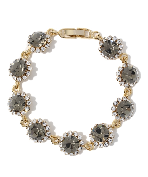 BEAUTY&YOUTH UNITED ARROWS（ビューティーアンドユースユナイテッドアローズ）の「BYSF フラワービジューブレスレット ◆（ブレスレット・レディース・ホワイト/ライトピンク/ネイビー/オフホワイト/ブラック・フリー）」の3枚目の写真