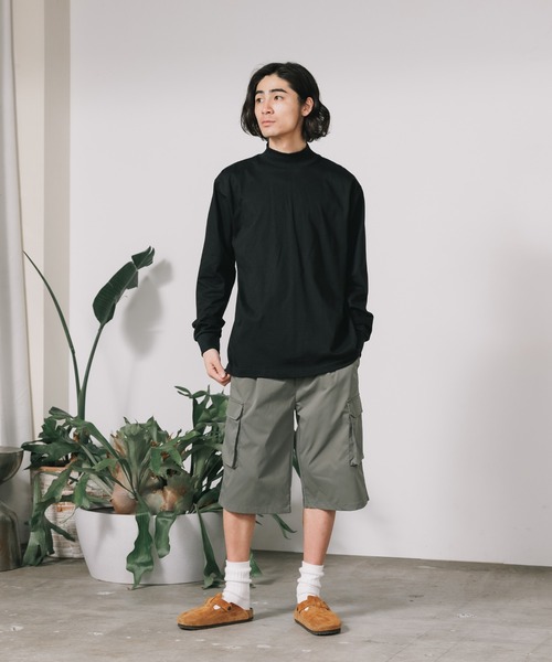 CAMBER（キャンバー）の「CAMBER/キャンバー FINEST MOCK TURTLE MADE IN USA #706 ロングスリーブカットソー モックネック（Tシャツ/カットソー・メンズ・ホワイト/ブラック/グレー/ネイビー/ナチュラル・M/L/XL）」の17枚目の写真