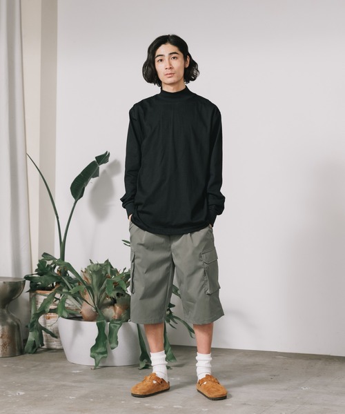 CAMBER（キャンバー）の「CAMBER/キャンバー FINEST MOCK TURTLE MADE IN USA #706 ロングスリーブカットソー モックネック（Tシャツ/カットソー・メンズ・ホワイト/ブラック/グレー/ネイビー/ナチュラル・M/L/XL）」の16枚目の写真