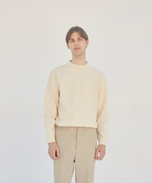 Steven Alan（スティーブンアラン）の「＜Steven Alan＞TURKEY LOOSE MOCK NECK LONG SLEEVES/カットソー ◆（Tシャツ/カットソー・メンズ・ベージュ/ブラック/レッド・X-LARGE/LARGE/MEDIUM/SMALL）」の2枚目の写真