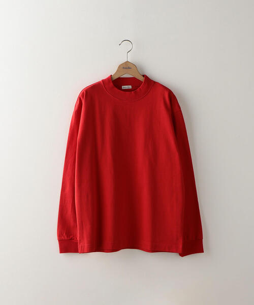 Steven Alan（スティーブンアラン）の「＜Steven Alan＞TURKEY LOOSE MOCK NECK LONG SLEEVES/カットソー ◆（Tシャツ/カットソー・メンズ・ベージュ/ブラック/レッド・X-LARGE/LARGE/MEDIUM/SMALL）」の15枚目の写真