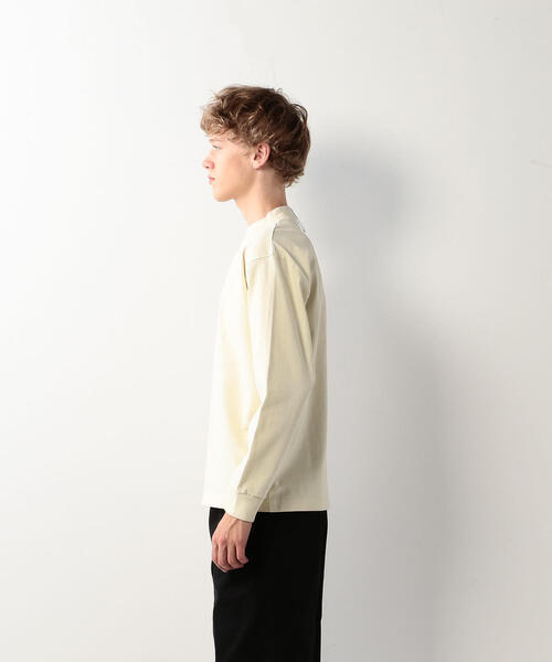 Steven Alan（スティーブンアラン）の「＜Steven Alan＞TURKEY LOOSE MOCK NECK LONG SLEEVES/カットソー ◆（Tシャツ/カットソー・メンズ・ベージュ/ブラック/レッド・X-LARGE/LARGE/MEDIUM/SMALL）」の8枚目の写真