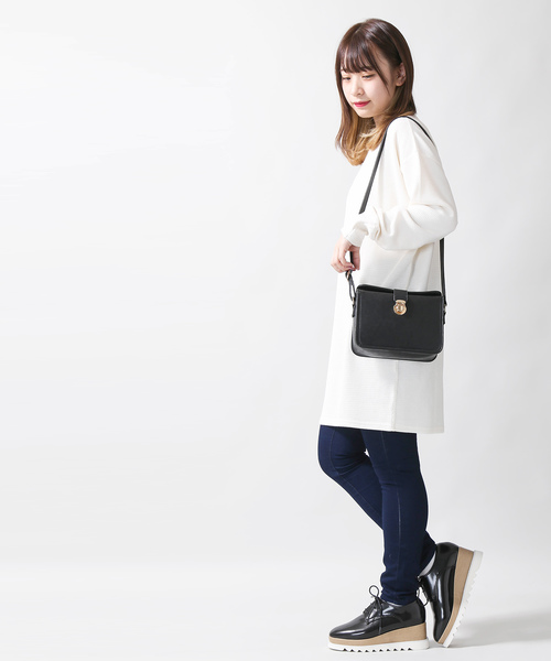 WEGO(ウィゴー)の「WEGO VINTAGE/ハニカムルーズチュニック(チュニック・レディース・ブラック/カーキ/アイボリー・FREE)」の11枚目の写真