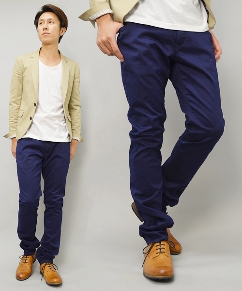 SHIPS JET BLUE(シップスジェットブルー)の「JB: カラージェギンス/スキニーパンツ(その他パンツ・メンズ・ブラック/グリーン/カーキ/ネイビー/レンガ・SMALL/MEDIUM/LARGE)」の5枚目の写真