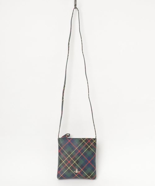 Vivienne Westwood(ヴィヴィアンウエストウッド)の「52020001/10256/DERBY-SQUARE CROSSBODY(ショルダーバッグ・レディース・ホワイト系その他/グリーン系その他/レッド系その他・FREE)」の3枚目の写真