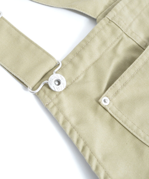 Dickies（ディッキーズ）の「Dickies/ディッキーズ TCツイルオーバーオールスカート（サロペット/オーバーオール・レディース・ベージュ・S/M/L）」の5枚目の写真
