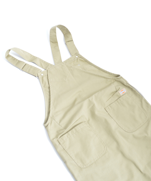 Dickies（ディッキーズ）の「Dickies/ディッキーズ TCツイルオーバーオールスカート（サロペット/オーバーオール・レディース・ベージュ・S/M/L）」の13枚目の写真