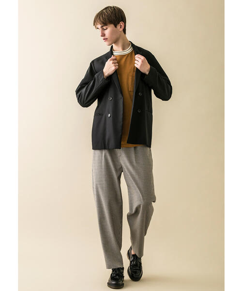 MONKEY TIME(モンキータイム)の「<monkey time> TR TWILL PKD 6B/ジャケット(テーラードジャケット・メンズ・ブラウン/ブラック・M/S/L)」の8枚目の写真