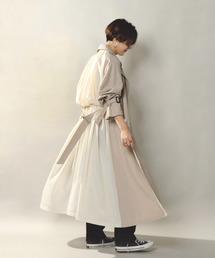 notch. | バックジョーゼットトレンチコート(トレンチコート)