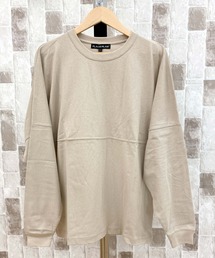USAコットンドロップショルダーロングTシャツ