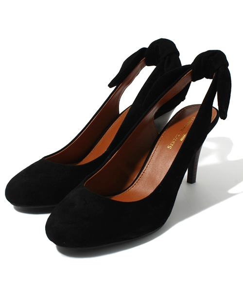 NANO universe（ナノユニバース）の「バックリボンパンプス（パンプス・レディース・グレー/ネイビー/ブラック・38/36/37）」の4枚目の写真