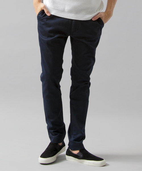 BEAUTY&YOUTH UNITED ARROWS（ビューティーアンドユースユナイテッドアローズ）の「BY ∴ TC チノ ノープリーツ スキニー パンツ  ◆（チノパンツ・メンズ・ピンク/ネイビー/ベージュ/ダークグリーン/ダークグレー/ブラック・SMALL/X-LARGE/MEDIUM/LARGE）」の5枚目の写真