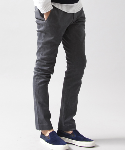 BEAUTY&YOUTH UNITED ARROWS（ビューティーアンドユースユナイテッドアローズ）の「BY ∴ TC チノ ノープリーツ スキニー パンツ  ◆（チノパンツ・メンズ・ピンク/ネイビー/ベージュ/ダークグリーン/ダークグレー/ブラック・SMALL/X-LARGE/MEDIUM/LARGE）」の12枚目の写真