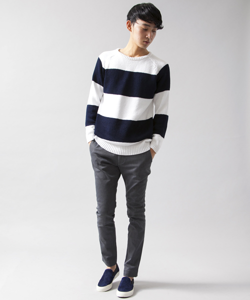 BEAUTY&YOUTH UNITED ARROWS（ビューティーアンドユースユナイテッドアローズ）の「BY ∴ TC チノ ノープリーツ スキニー パンツ  ◆（チノパンツ・メンズ・ピンク/ネイビー/ベージュ/ダークグリーン/ダークグレー/ブラック・SMALL/X-LARGE/MEDIUM/LARGE）」の13枚目の写真