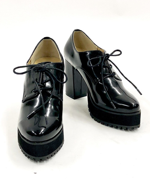 archives（アルシーヴ）の「レースアップシューズ（ブーティ・レディース・ブラック/ブラウン・MEDIUM/LARGE）」の2枚目の写真