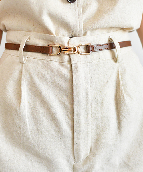 PairPair(ペアペア)の「アサコンショートパンツ(その他パンツ・レディース・ブラック/アイボリー・FREE)」の13枚目の写真