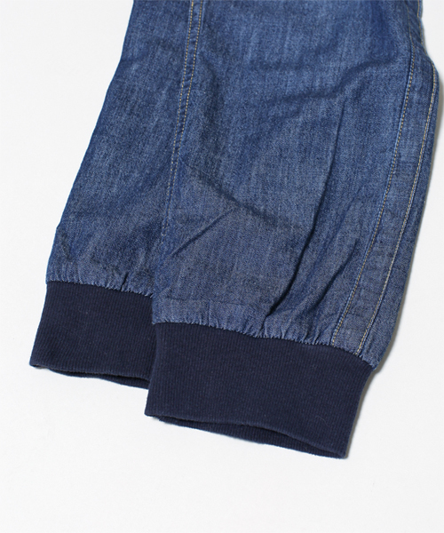 NANO universe（ナノユニバース）の「Shama（シャマ）/アンクルリブレザーシンチバックデニムP（デニムパンツ・メンズ・インディゴブルー/ブルー・42/40/38）」の14枚目の写真