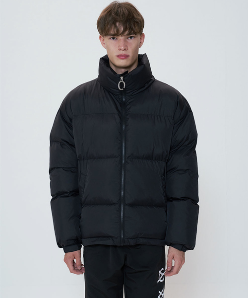 OY（オーワイ）の「トリプルロゴナイロンダウンジャケット/中綿ジャケット（ダウンジャケット/コート・メンズ・ブラック/グレー・FREE）」の7枚目の写真