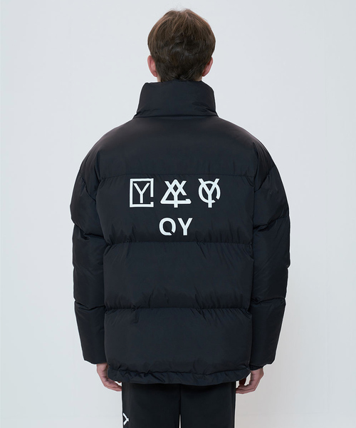 OY（オーワイ）の「トリプルロゴナイロンダウンジャケット/中綿ジャケット（ダウンジャケット/コート・メンズ・ブラック/グレー・FREE）」の17枚目の写真