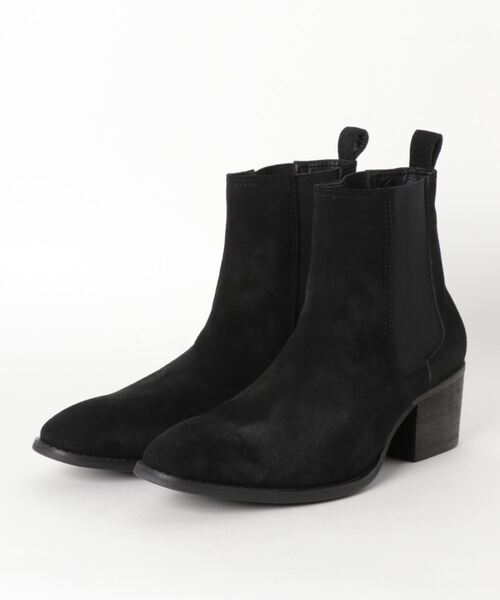 RED COVER（レッドカバー）の「RED COVER / サイドゴアハイヒールレザーブーツ(9932)（ブーツ・メンズ・ブラック/ブラック系その他・43/42/44/41/40）」の2枚目の写真