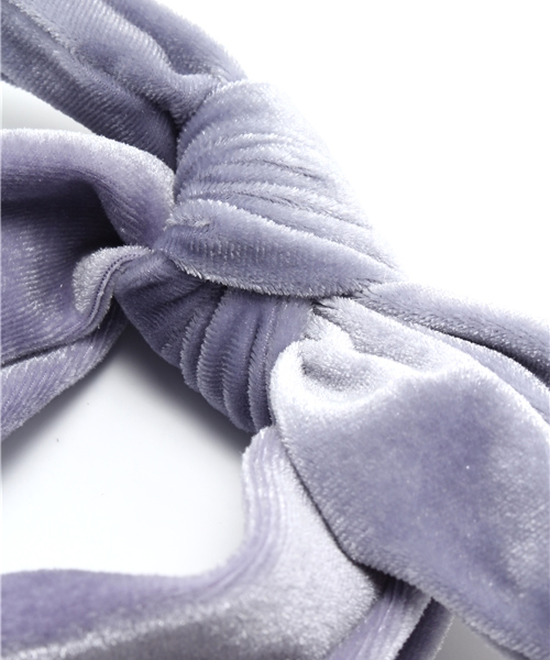 WEGO（ウィゴー）の「WEGO/ベロアターバン（ヘアバンド・レディース・ブラック/ネイビー/パープル/ピンク/ワイン・FREE）」の7枚目の写真