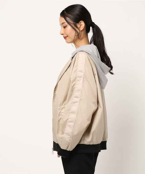 CECIL McBEE（セシルマクビー）の「フード付きブルゾン（テーラード 