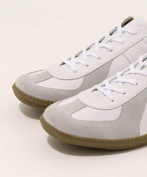 SHIPS any(シップス エニィ)の「GERMAN TRAINER: REPRO ED MODEL スニーカー(スニーカー・メンズ・ホワイト/ブラック・42/41/43/40)」の5枚目の写真