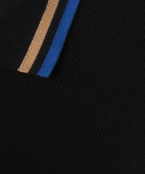 kolor（カラー）の「＜kolor（カラー）＞ カノコ ポロシャツ■■■（ポロシャツ・メンズ・ブラック/ベージュ・1/2）」の5枚目の写真