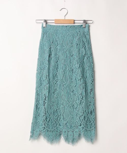 KOBE LETTUCE（コウベレタス）の「レースタイトスカート（スカート・レディース・イエロー/ブラック/オフホワイト/ターコイズブルー/ピンク系その他・S/M）」の8枚目の写真