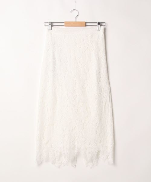 KOBE LETTUCE（コウベレタス）の「レースタイトスカート（スカート・レディース・イエロー/ブラック/オフホワイト/ターコイズブルー/ピンク系その他・S/M）」の9枚目の写真