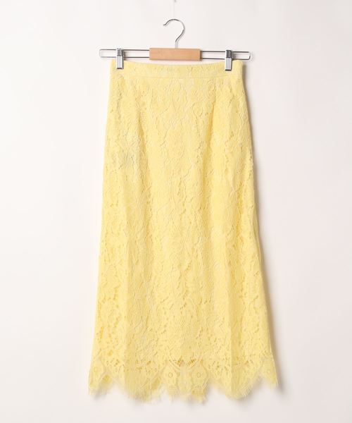 KOBE LETTUCE（コウベレタス）の「レースタイトスカート（スカート・レディース・イエロー/ブラック/オフホワイト/ターコイズブルー/ピンク系その他・S/M）」の10枚目の写真
