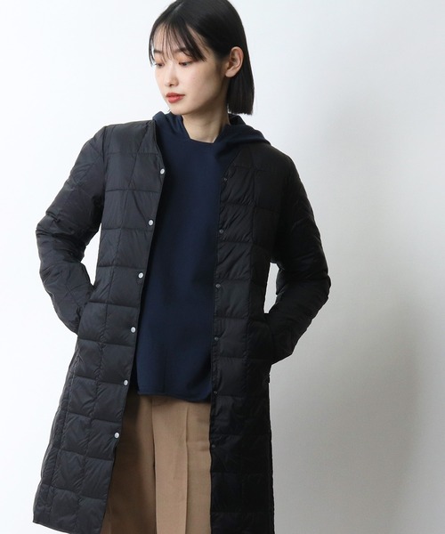 Taion W101 Long ダウンジャケット コート Taion タイオン のファッション ｖネックロングダウンジャケット Taion ジャケット アウター Taion タイオン