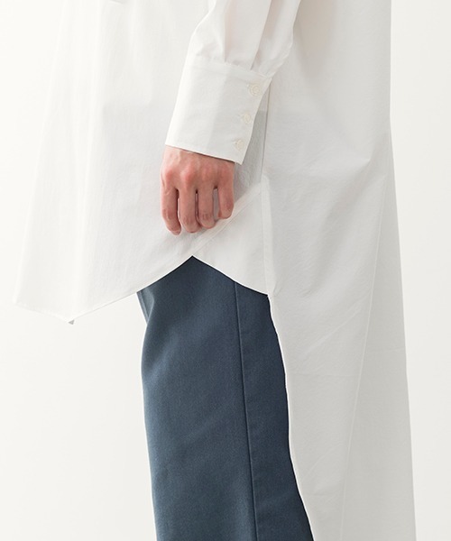 TOPKAPI（トプカピ）の「【Water Lilly】オーバーサイズ シャツ（シャツ/ブラウス・レディース・ブラック/ホワイト/グレイッシュブルー・FREE）」の14枚目の写真