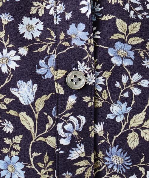 J.PRESS Ladies（J.プレス レディス）の「【洗える】LIBERTY Tiger Lily フリルカラーブラウス（シャツ/ブラウス・レディース・黄土色系5/ネイビー系5・XS）」の16枚目の写真