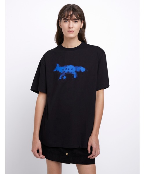 Maison Kitsune（メゾンキツネ）の「A KITSUNE FOX TEE-SHIRT（Tシャツ/カットソー・メンズ・ブラック/オフホワイト・1/3/2）」の4枚目の写真