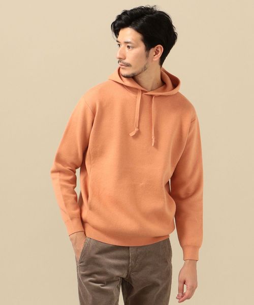 SHIPS(シップス)の「SC:【洗えるニット】接結編み フード ニット パーカー(パーカー・メンズ・グレー/ナチュラル/ネイビー/オレンジ・SMALL/MEDIUM/LARGE/X-LARGE)」の5枚目の写真