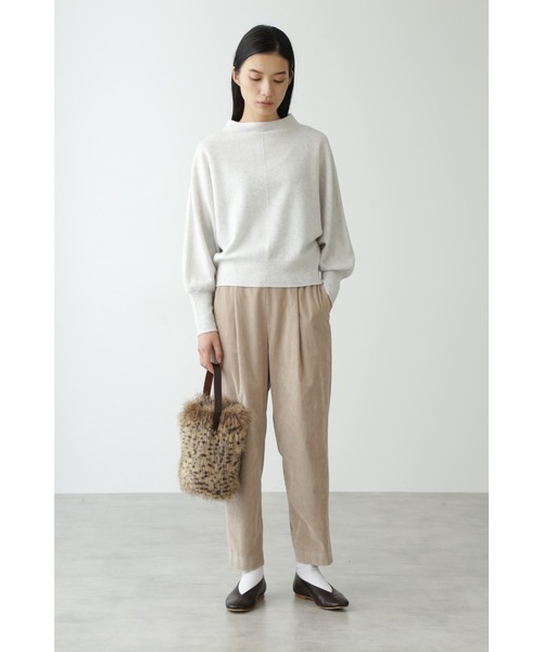 human woman(ヒューマンウーマン)の「◆シャンブレーコールパンツ(その他パンツ・レディース・ダークベージュ/ライトグリーン・SMALL/MEDIUM)」の4枚目の写真