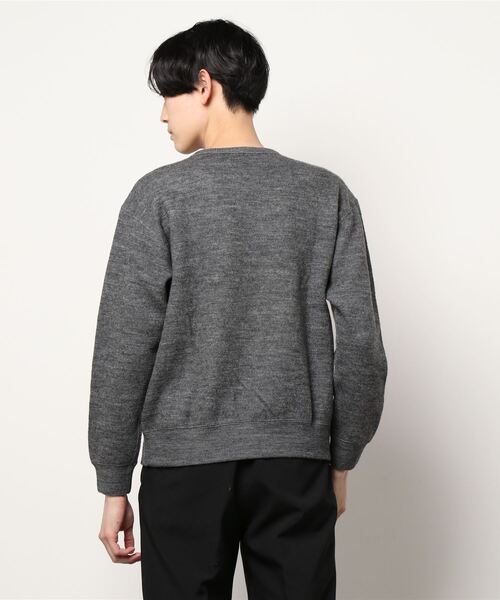 KURO（クロ）の「/KURO クロ/NEWZEALAND WOOL CREW NECK KNIT（ニット/セーター・レディース・チャコールグレー・S）」の3枚目の写真