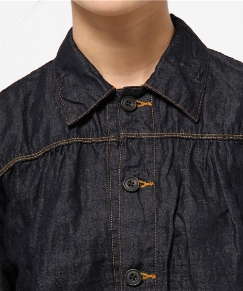 BEAMS BOY（ビームスボーイ）の「●NEEDLES WOMEN / Denim GT Jacket（デニムジャケット・レディース・インディゴブルー・ONE SIZE）」の6枚目の写真