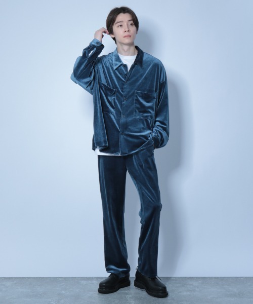 HARE（ハレ）の「ベロアシャツ(HARE)（ビジネスシャツ）」 - WEAR