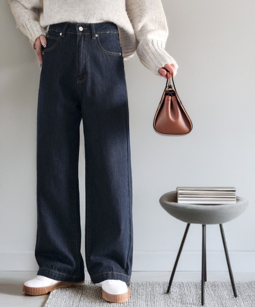 セール】【高身長・大きいサイズ対応/5サイズ展開】美脚見え×ラフさの