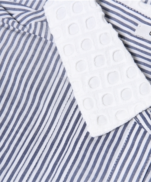 GLOBAL WORK（グローバルワーク）の「レースエリピンタックシャツ長袖/549624（シャツ/ブラウス・レディース・ホワイト/ブルー/ホワイト系その他/その他/ブルー系その他/ネイビー・LARGE/SMALL/MEDIUM）」の16枚目の写真